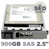 0XRRVX Dell 900-GB 6G 10K 2.5 SED SAS w/G176J [ 2 Pack ]