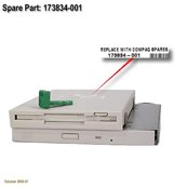 173834-001 HP Proliant DL360 DL320 CD-ROM Module