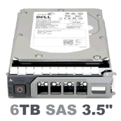 400-AGTD Dell 6-TB 6G 7.2K 3.5 SAS w/F238F [ 2 Pack ]