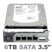 D59HH Dell 6-TB 6G 7.2K 3.5 SATA HDD w/F238F